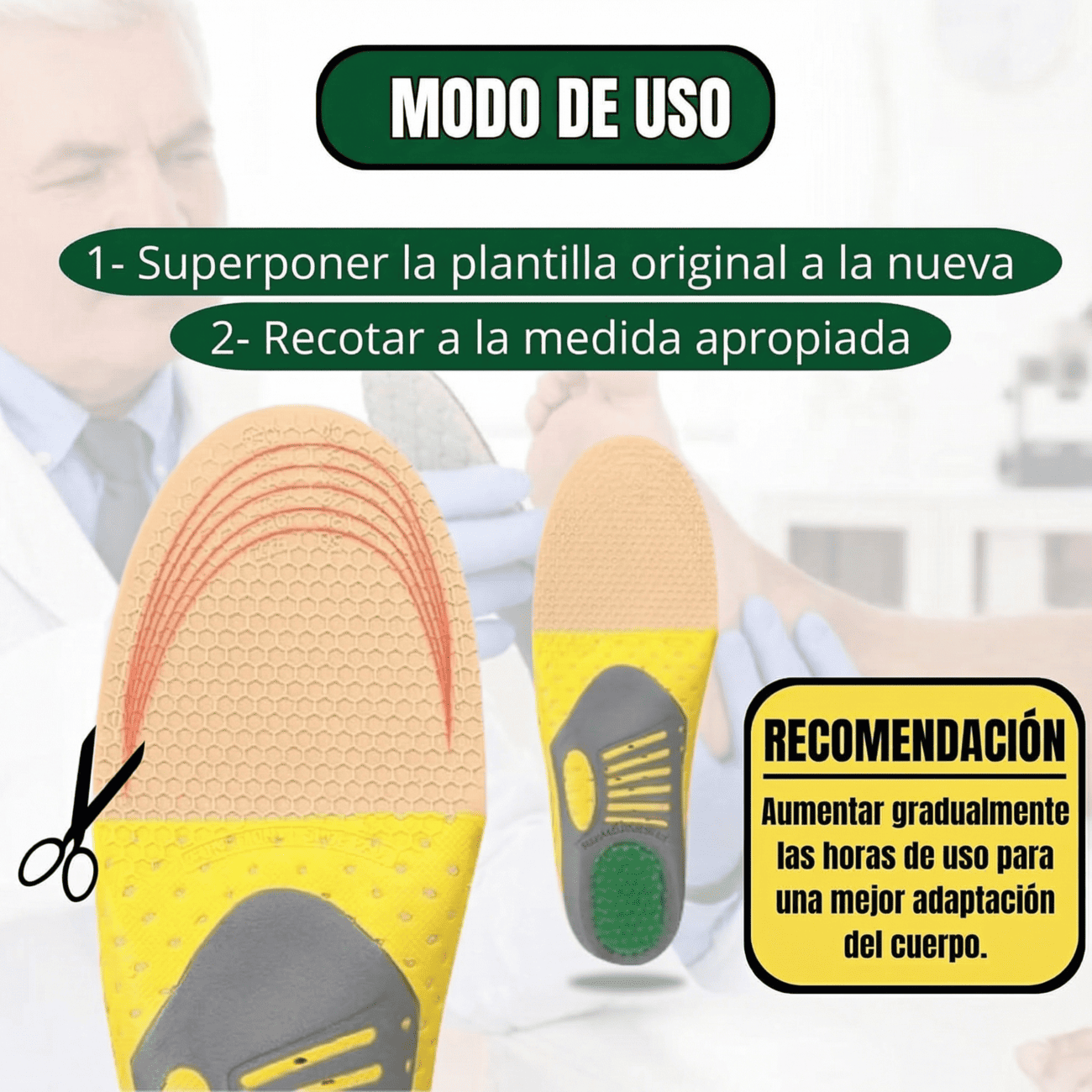 FootLive™ Plantilla Ortopédica